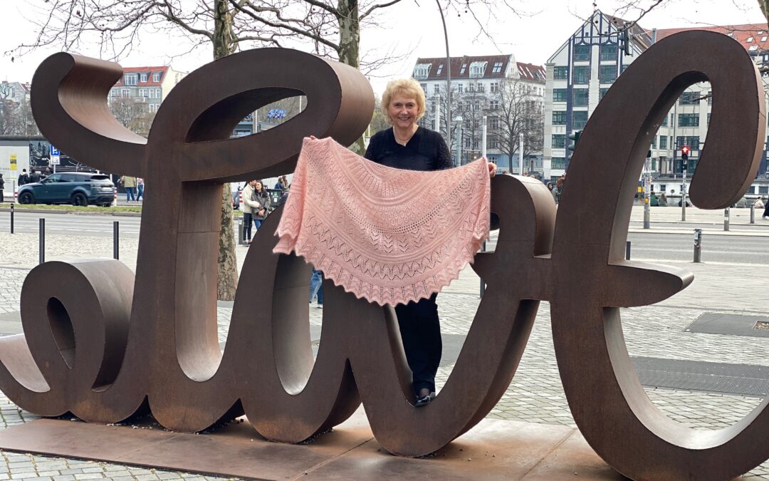 Glowhair Frost Shawl
